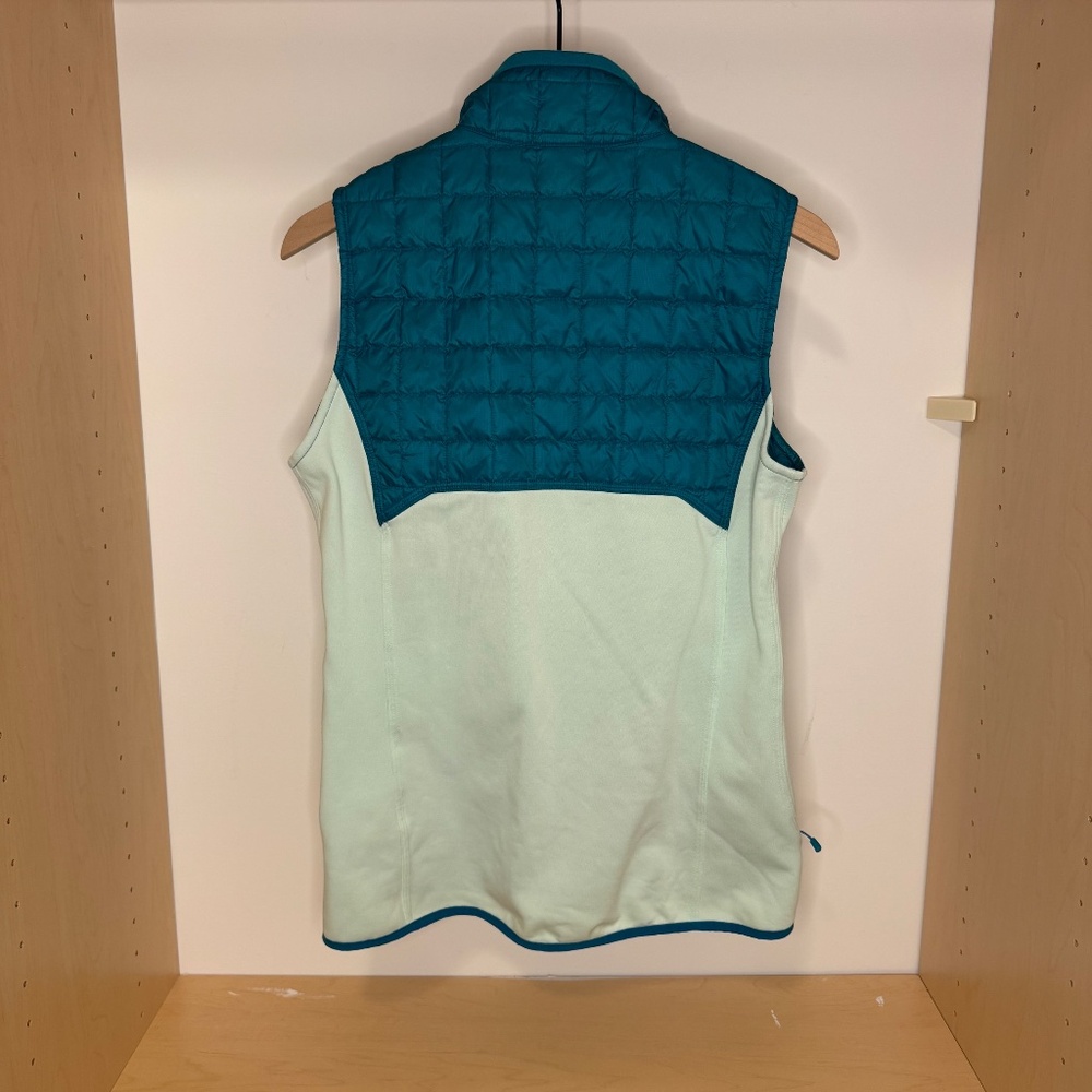 PATAGONIA HYBRID DOWN VEST STY31315 TEAL WOMENS MEDIUM - Picture 3 of 6